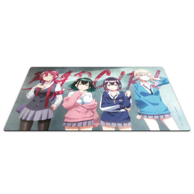 ばっどがーる キャラクターラバーマット 優&亜鳥&涼&るら ティザー