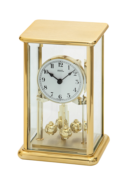 アニバーサリークロック。スワロフスキークリスタルの回転振り子