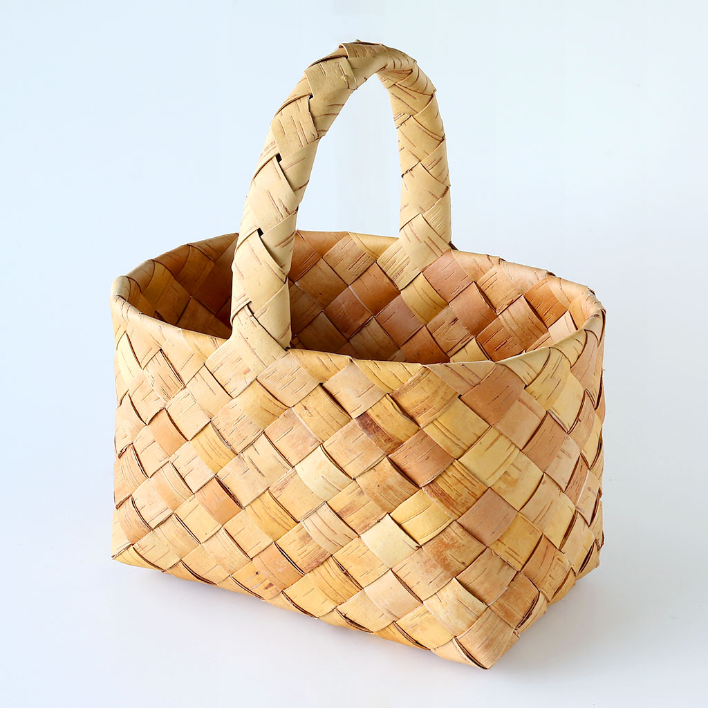 フィンランドの白樺かご/ハンドル付きバスケット/01サイズ COMFOTA