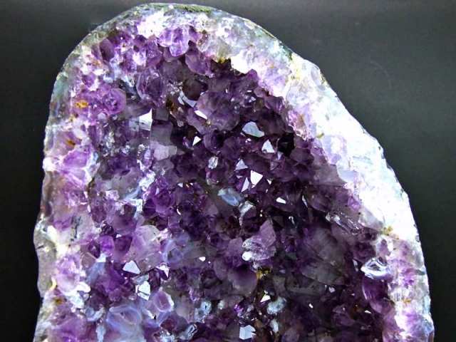 店頭展示中 メノウ共生 アメジスト ドーム アメジストカペーラ 高さ