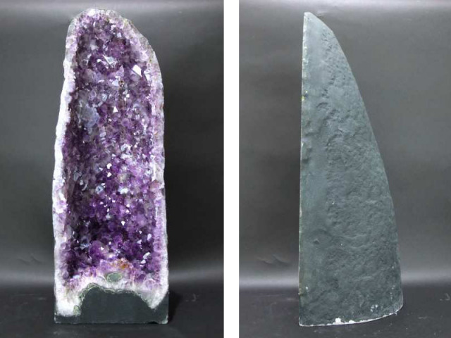 店頭展示中 メノウ共生 アメジスト ドーム アメジストカペーラ 高さ