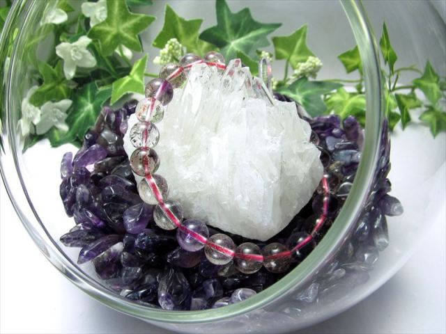 天然石 ボトリウム 5点セット 四川水晶クラスター+アメジストさざれ