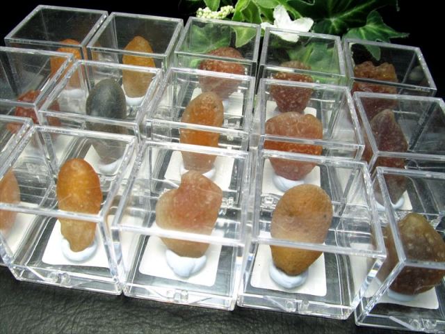 ミニチュア原石シリーズ 瑪瑙(アゲート) 原石 ケース付き コレクション