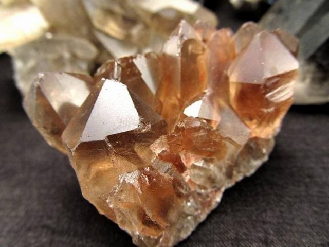 黒水晶 モリオン &スモーキークォーツ 煙水晶 クラスター原石 1個売り