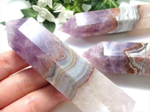 桜瑪瑙アメジスト共生ポイント♡タワー♡No.1022 D229】桜瑪瑙