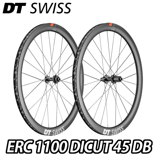 DT SWISS ERC 1100 DICUT DB 45 F/R Wheels Set (ディーティースイス