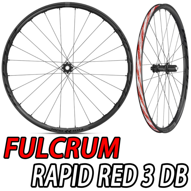 FULCRUM 2024 RAPID RED 3 700C DB 2-WAY FIT DISC BRAKE F/R WHEEL