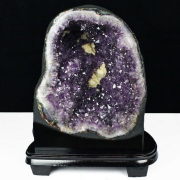 24.8Kg ブラジル産 アメジストドーム カルサイト共生 台座付き同梱不可
