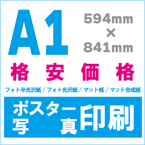 ポスター/写真印刷A2 大判出力のディーコップス