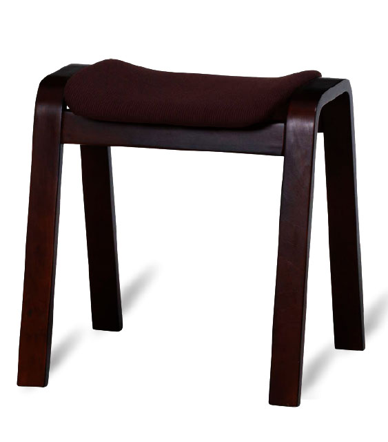 曲木スツール（ダークブラウン）4脚セット