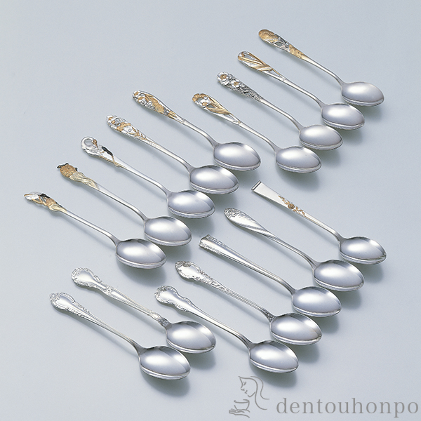 送料無料】 銀製 コーヒースプーン 亀 / セット ティー コーヒー