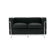 ル・コルビジェ 本革ソファ LC2 1人掛け(デザイナーズ家具)