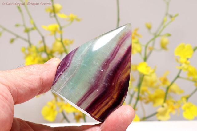 キャンディーフローライト 原石／磨き石