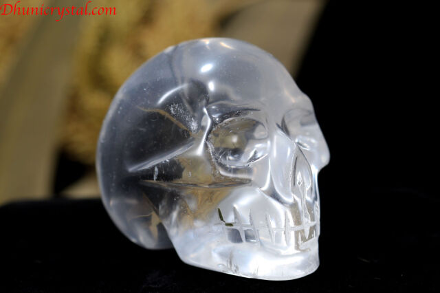 クリスタルスカル/ブラジル水晶/虹入り（V153）