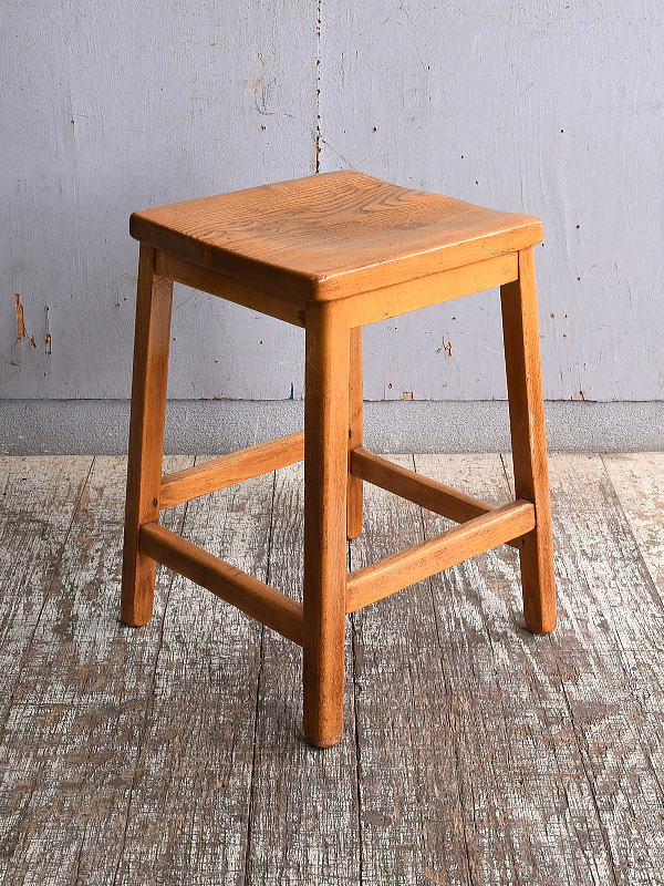 イギリス アンティーク家具 木製 スツール 椅子 11467