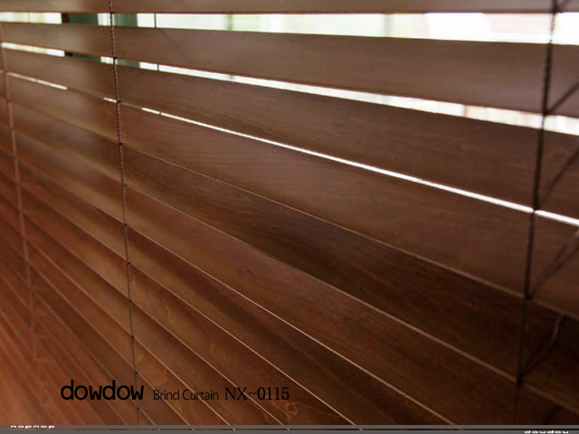 木製ブラインド】スマートなデザインのウッドブラインド【NX-0115