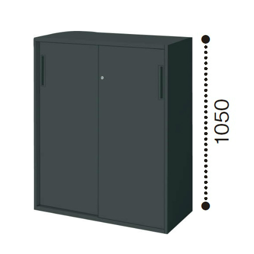 コクヨ エディア(EDIA) ブラックタイプ H1050タイプ 2枚引き違い戸 下