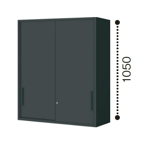 コクヨ エディア(EDIA) ブラックタイプ H1050タイプ 2枚引き違い戸 下