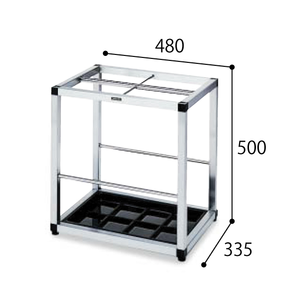 コクヨ KOKUYO 傘立て カサタテ フレームタイプ スチール 30本用 W835