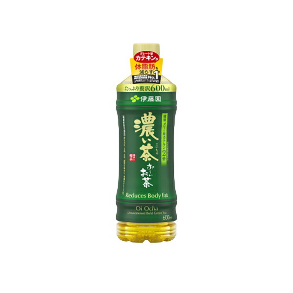 伊藤園 お～いお茶 濃い茶 600ml×24本 (1ケース) 【機能性表示食品】