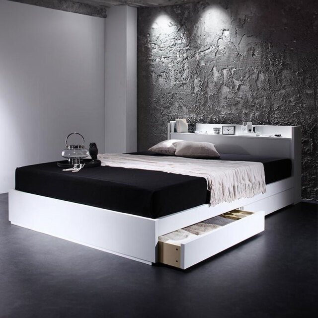 収納付きベッド| 収納付きベッド【VEGA】ヴェガ 国産カバーポケット