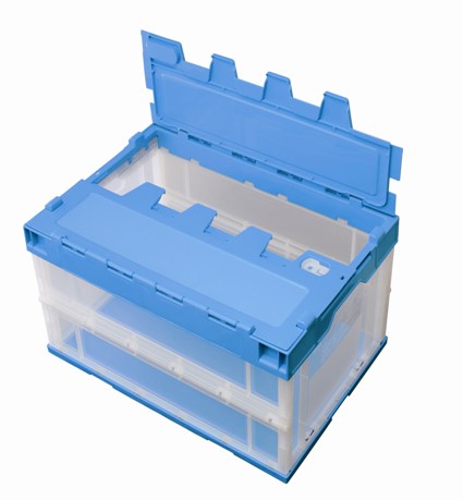 折りたたみコンテナ 50L フタロック付 【4個入り】 | エコな甲賀高