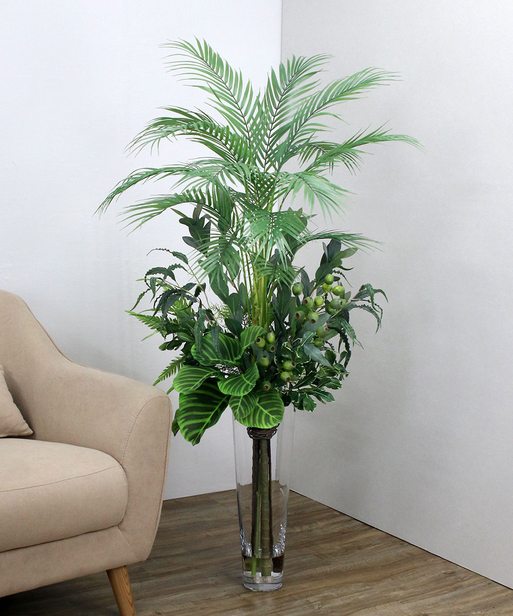 パームリーフ4L25 観葉植物 アートフラワー アーティフィシャル