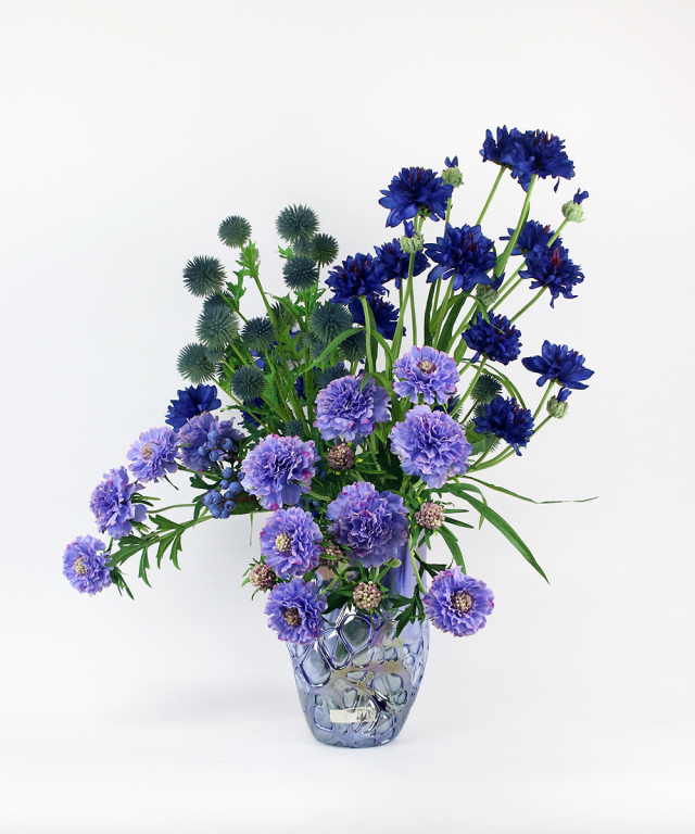 コーンフラワー＆スカビオサ4L25 アートフラワー アーティフィシャル