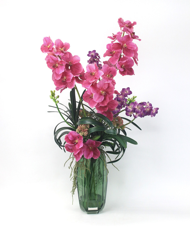 バンダ4L24-pk アートフラワー アーティフィシャルフラワー ギフト