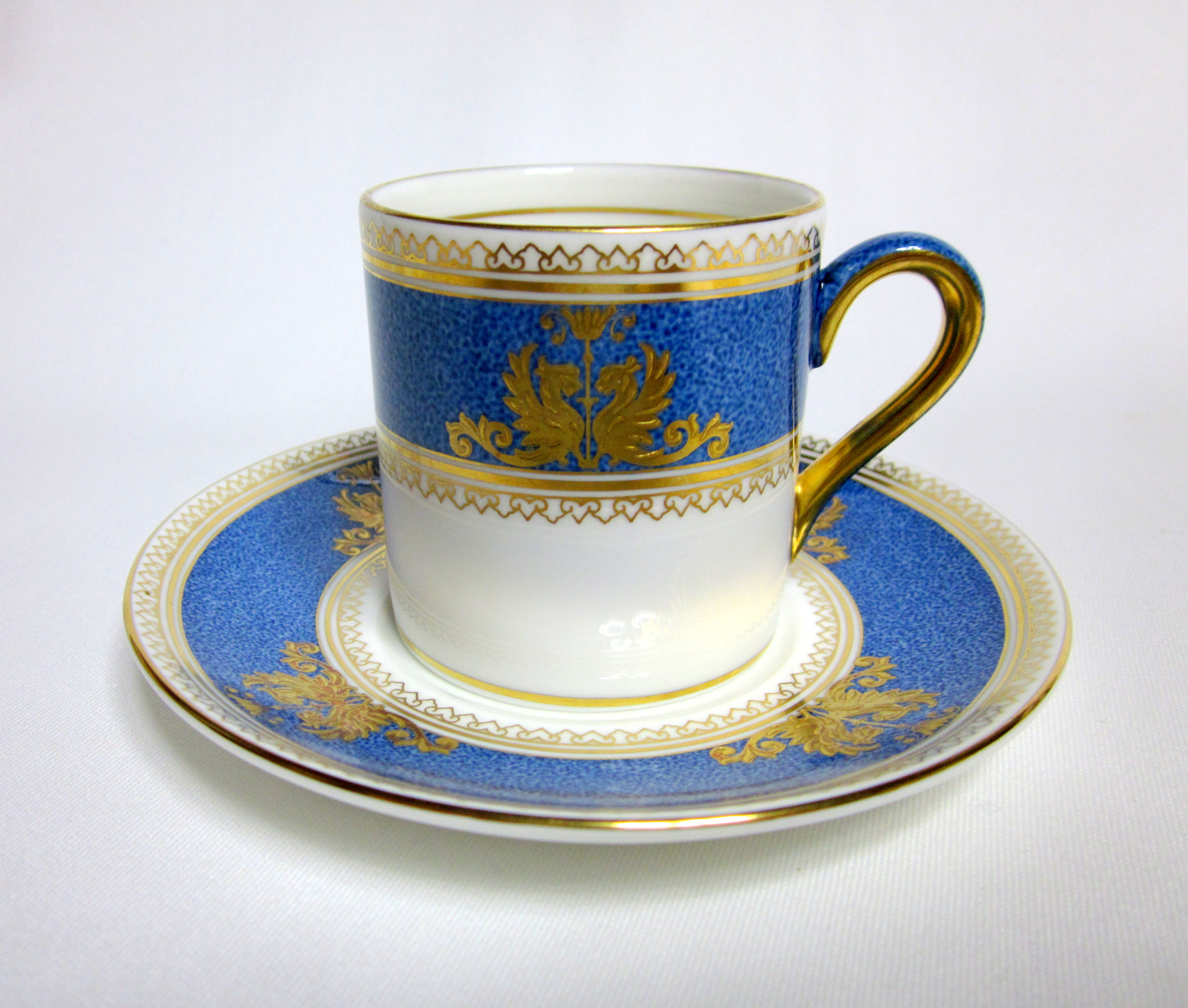 ウェッジウッド（Wedgwood）コロンビア パウダーブルー デミタスカップ