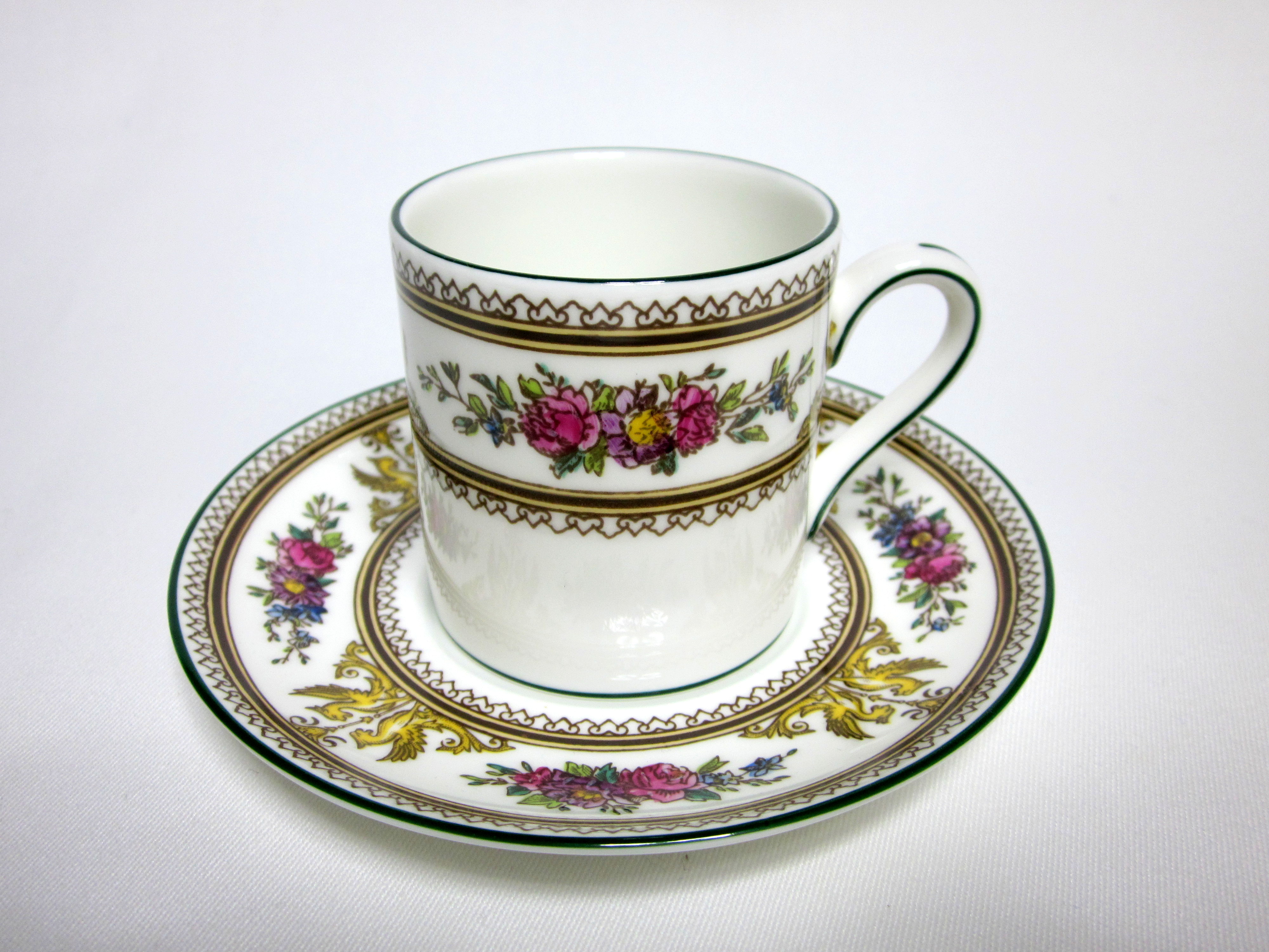 ウェッジウッド（Wedgwood）コロンビア エナメル デミタスカップ