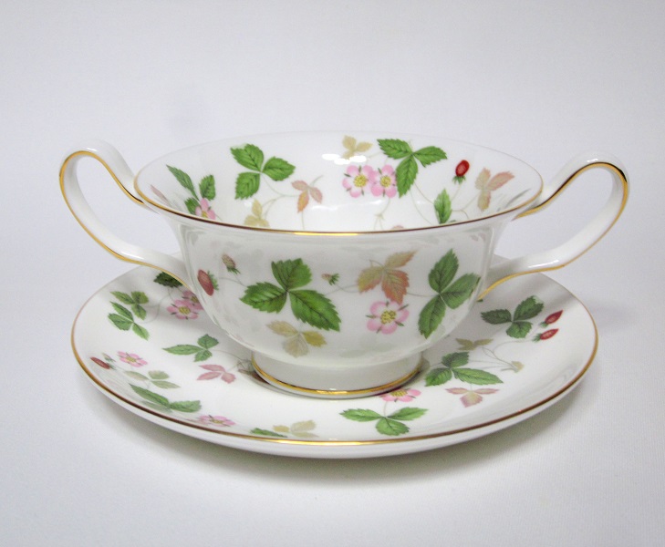ウェッジウッド（Wedgwood）ワイルドストロベリー スープカップ