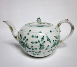 マイセン（Meissen）インドの華 リッチグリーン ティーポット【西洋