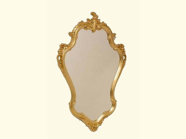 fu-collection】 イタリア製 ウォールミラー ゴールドフレーム 彫刻