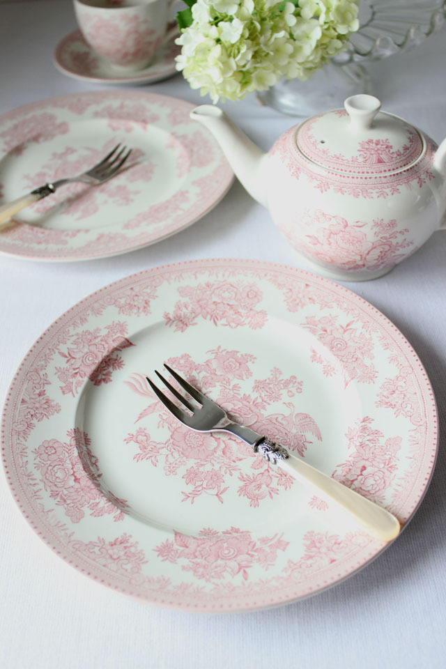 burleigh（バーレイ） ｜ピンク アジアティック フェザンツ プレート(小)