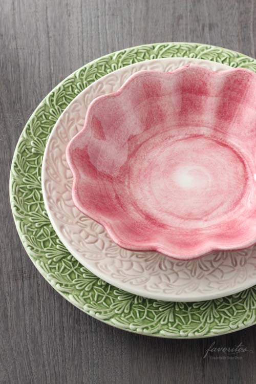 MATEUS(マテュース) ｜レースプレート 25cm グリーン