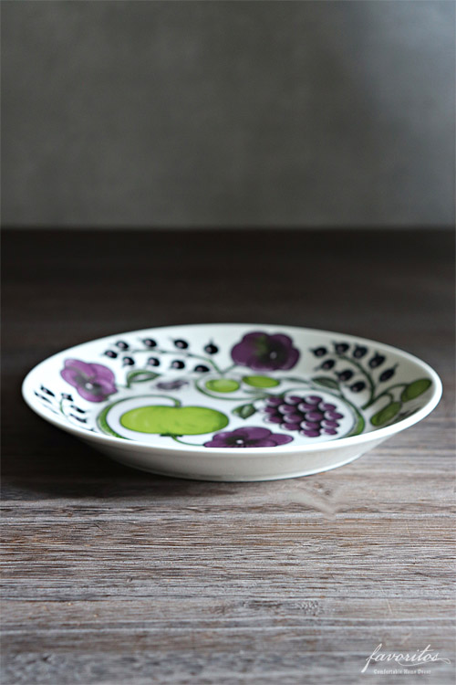 ARABIA（アラビア）｜ パラティッシ プレート 21cm パープル