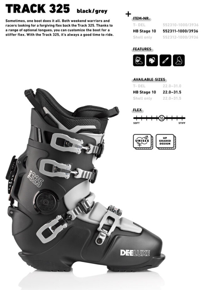 予約商品] 26-27 DEELUXE アルペン ブーツ ディーラックス TRACK 325