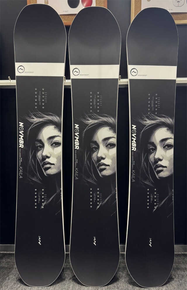 25-26 ノベンバー スノーボード NOVEMBER KAILA カイラ 152cm 154cm