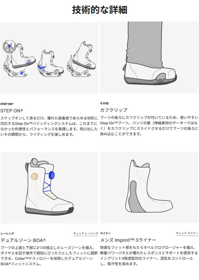 25-26 バートン ブーツ BURTON Step On ステップオン メンズ Waverange