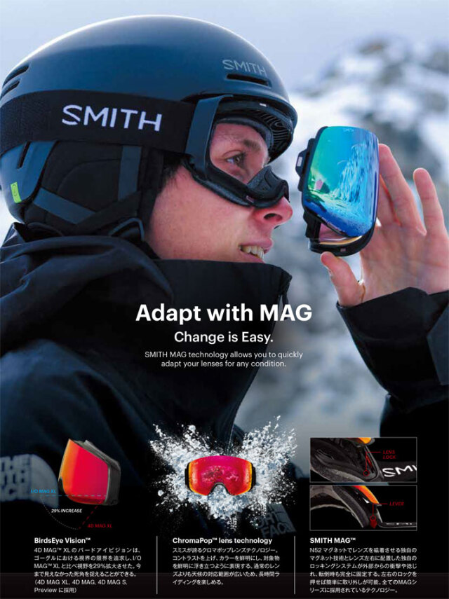 25-26 SMITH ゴーグル スミス EARLY MODEL Squad MAG アーリーモデル