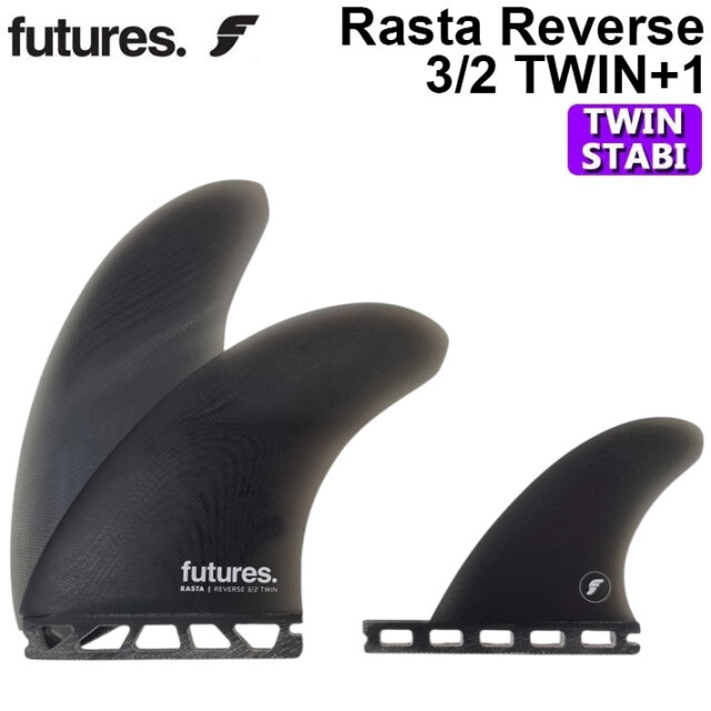 futures. フューチャーフィン RASTA REVERSE 3/2 TWIN+1 リバース
