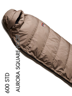 NANGA ナンガ シュラフ 保管袋付き オーロラライト スクエアフット