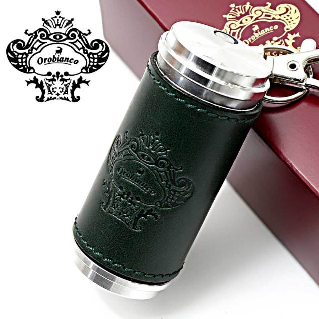 Orobianco オロビアンコ 携帯灰皿 グリーン ORA001GR YMEX 喫煙具専門