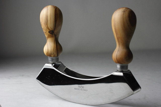 オリーブの木 メッツァルーナ / ハーブ用チョッパー アルテ・レンニョ