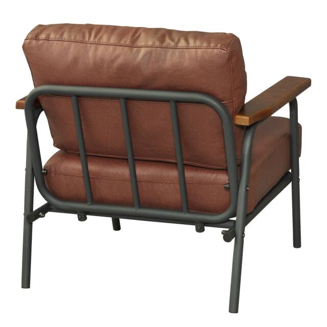 ソフトレザー1人掛けソファ｜北欧ヴィンテージ家具アンバーデザイン