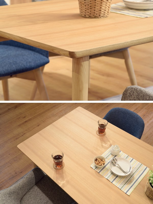 アッシュ材ダイニングセット4人掛けナチュラル｜北欧家具アンバーデザイン