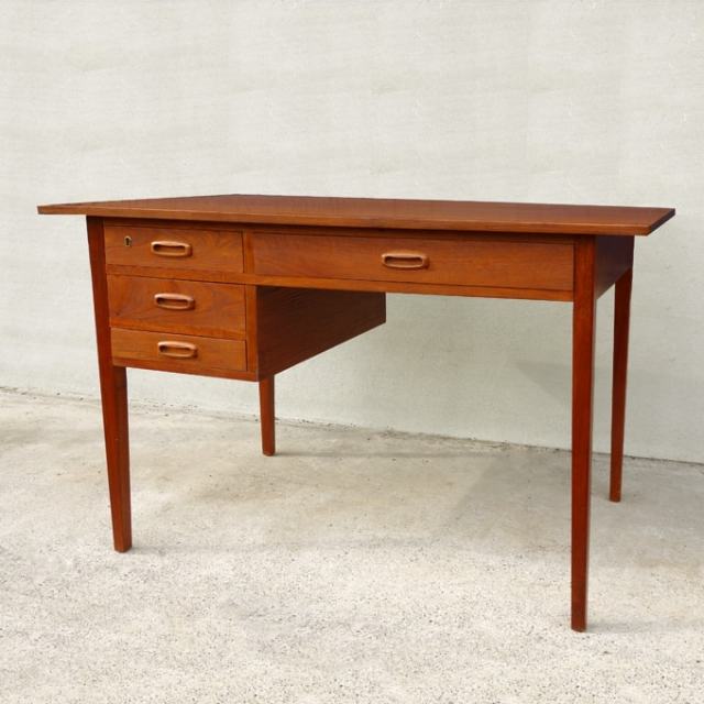 北欧ヴィンテージ片袖デスク幅120cm｜アンバーデザイン