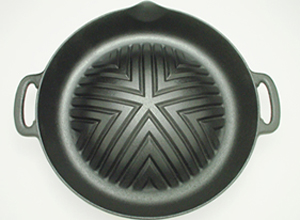 南部鉄器製ジンギスカン鍋（穴無し・29cm）