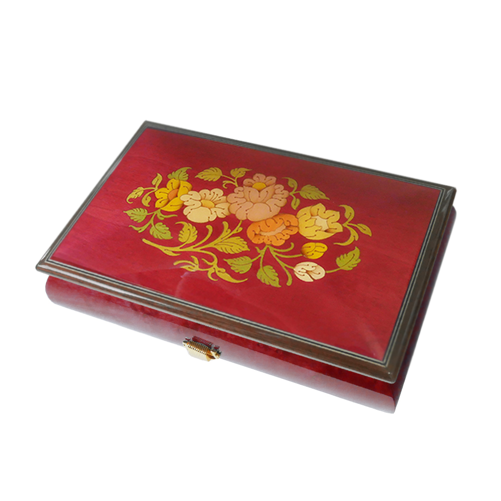 ニデック オルゴール 30弁 オルフェウス EX199I イタリア象嵌ボックス